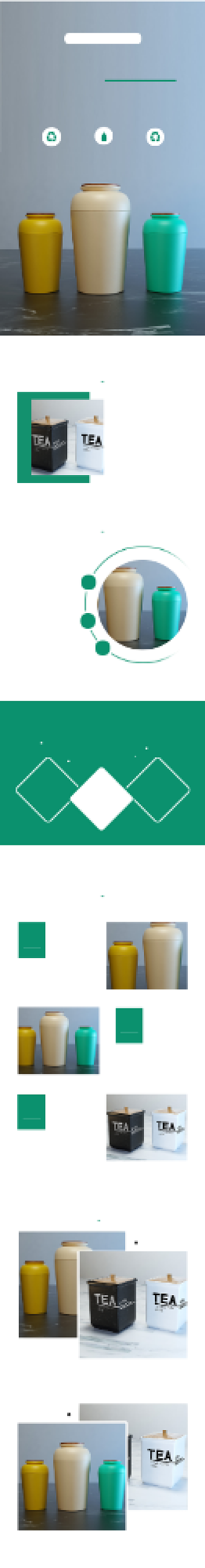 罐子陶瓷家居厨房用品电商淘宝详情页背景