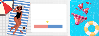 狂暑季泳衣大促销banner背景