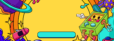 卡通手绘双十一预售来袭海报背景