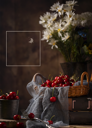 复古风格晚安文章配图背景