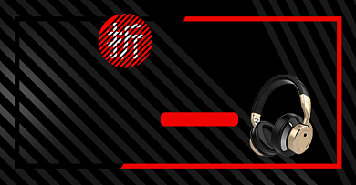 黑五活动耳机数码电子海报背景