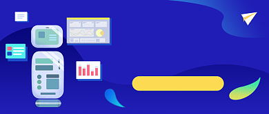 人工智能科技感蓝色公众号首图背景