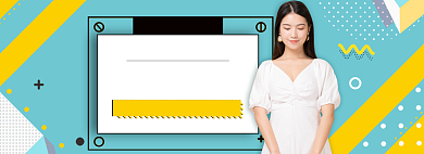 秋冬新风尚女装上新促销banner背景