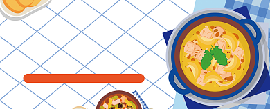 精美大气个性餐饮代金券背景