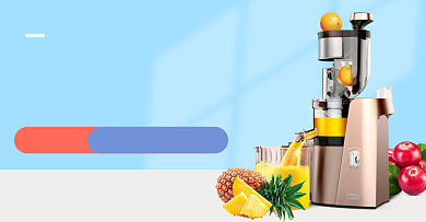 榨汁机鲜榨简约多功能促销家用海报背景