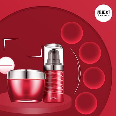 护肤套装眼霜精华液套装功效介绍主图背景