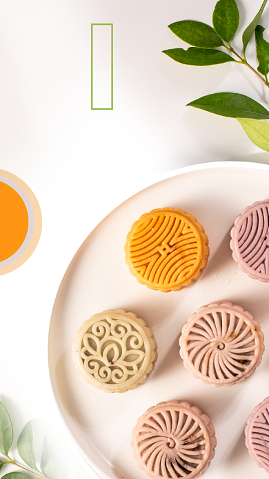 创意简约小清新美食聊天背景图背景