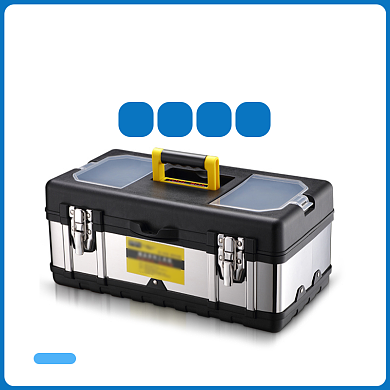 简约五金箱电商主图背景