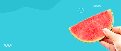 夏日高温消暑攻略简约公众号首图背景