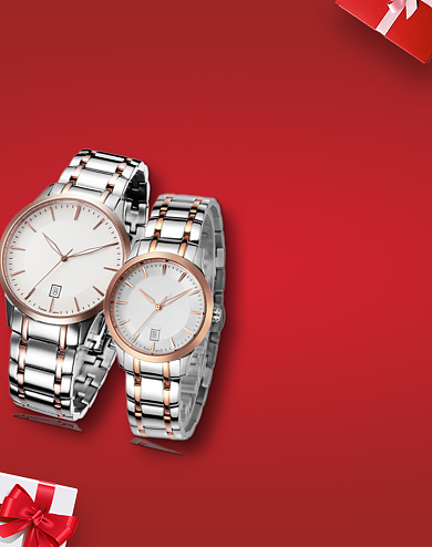 双十二女士手表礼物腕表手表促销海报背景