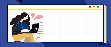 蓝色夏季新品在线测评公众号首图背景