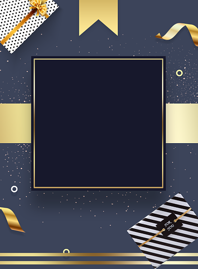 会员日高端大气折扣促销海报背景