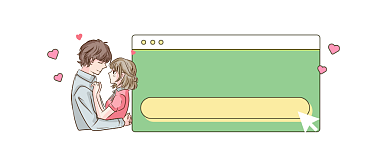 爱情星座运势简约插画公众号logo背景