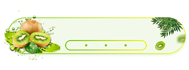 绿色简约猕猴桃水果标签背景