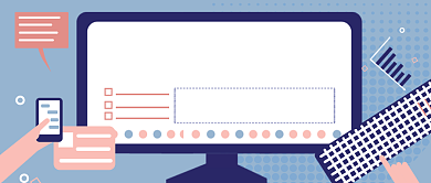 自媒体运营攻略手绘卡通公众号首图背景