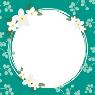 早安你好清新简约插画公众号次图背景