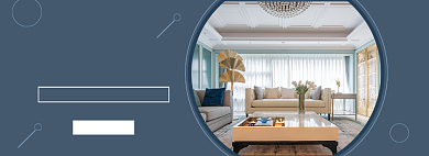 秋季家装节装修家居家具促销banner背景