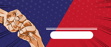 时事热点美国大选公众号首图背景