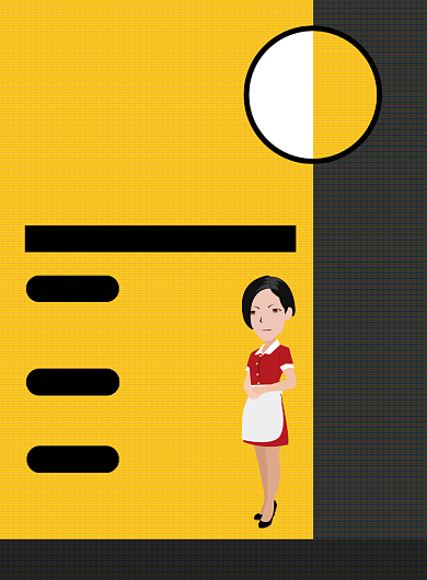 酒店招聘员工宣传印刷海报背景