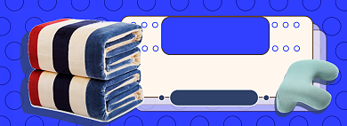 开学季床上用品电商淘宝banner图背景