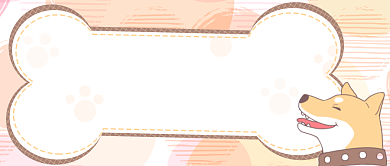 卡通小清新宠物部落推荐粮食公众号首图背景