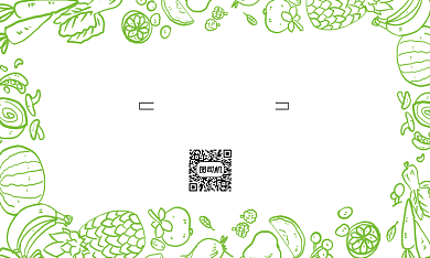 线描果蔬批发市场零售名片背景