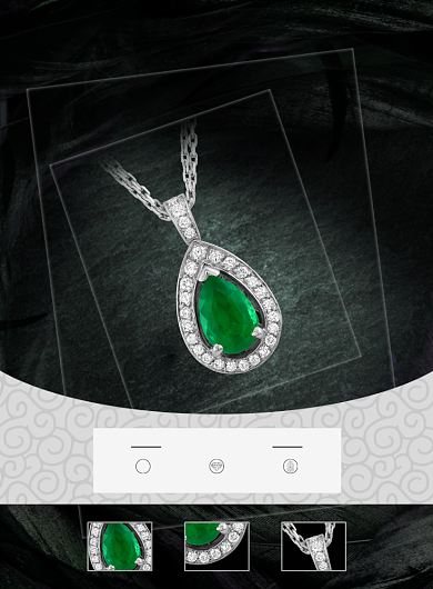 墨绿银饰品珠宝店联名宣传海报背景