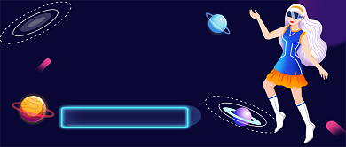 紫色科技渐变VR技术公众号首图背景