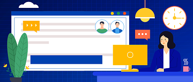 招聘求职手绘卡通公众号首图背景