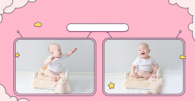 百日约拍宝宝写真套装折扣领券背景