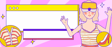 电商购物节插画公众号首图背景