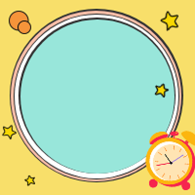 准点秒杀几何插画公众号次图背景