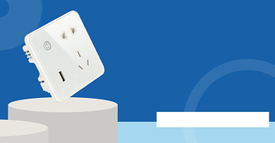 智能多项转换插头插座板插座多孔背景