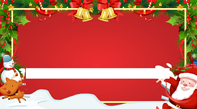 圣诞狂欢节日促销迎元旦手机横图背景