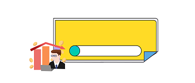 投资学堂商务插画公众号logo背景