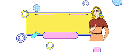 潮流时尚笔记简约插画公众号logo背景