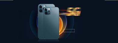 苹果新品iPhone12预售酷炫简约背景