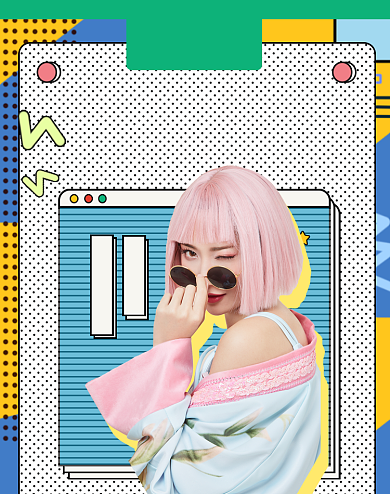 新势力周女装直播特惠狂欢背景