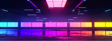 赛博朋克数码科技日常通海报模板背景