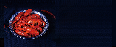 麻辣小龙虾代金券优惠券背景