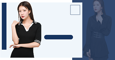 服装女装秋冬上新活动海报背景