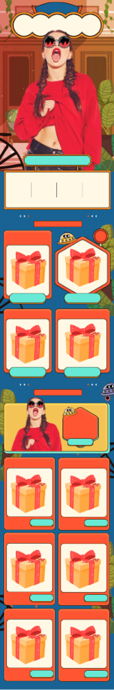 波普插画冬季上新男女服饰首页背景