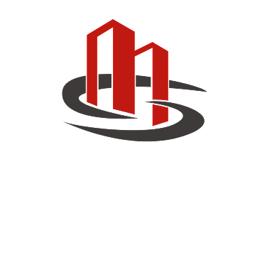 建筑公司标志商务背景