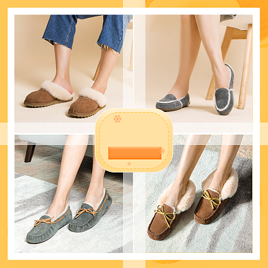 冬季上新雪地靴多款可选展示简约主图背景