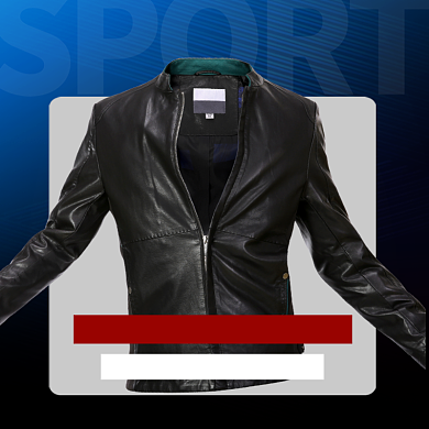 服装男装秋冬上新皮衣外套主图直通车背景