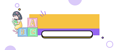 英语教育简约插画公众号logo背景