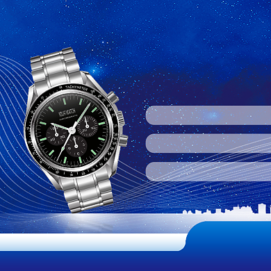 商务男表手表配饰主题直通车背景