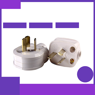 五金配件插头电商主图背景