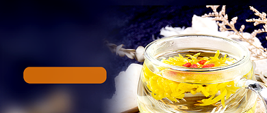 三伏天注意事项菊花茶实景公众号首图背景