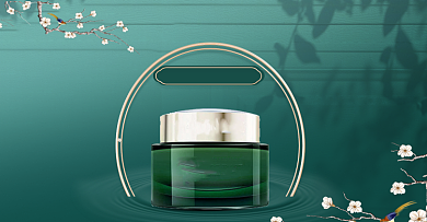 国货国潮大赏中国风美妆护肤品海报背景